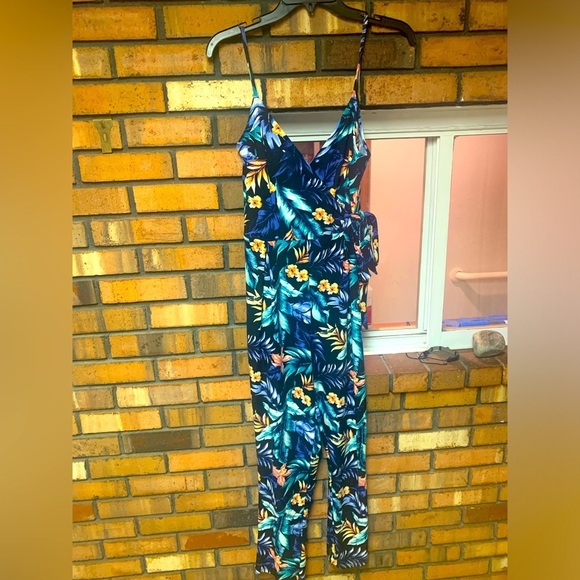 Planet Gold Pants - Planet Gold Floral Jumpsuit